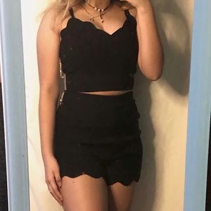 Top and shorts set